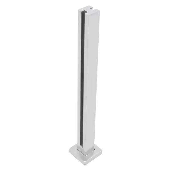 Glass Railing Post, 304 Stainless Steel Balustrade for Balustrade Balcony Deck Stairs, Cannot Add Handrail Version